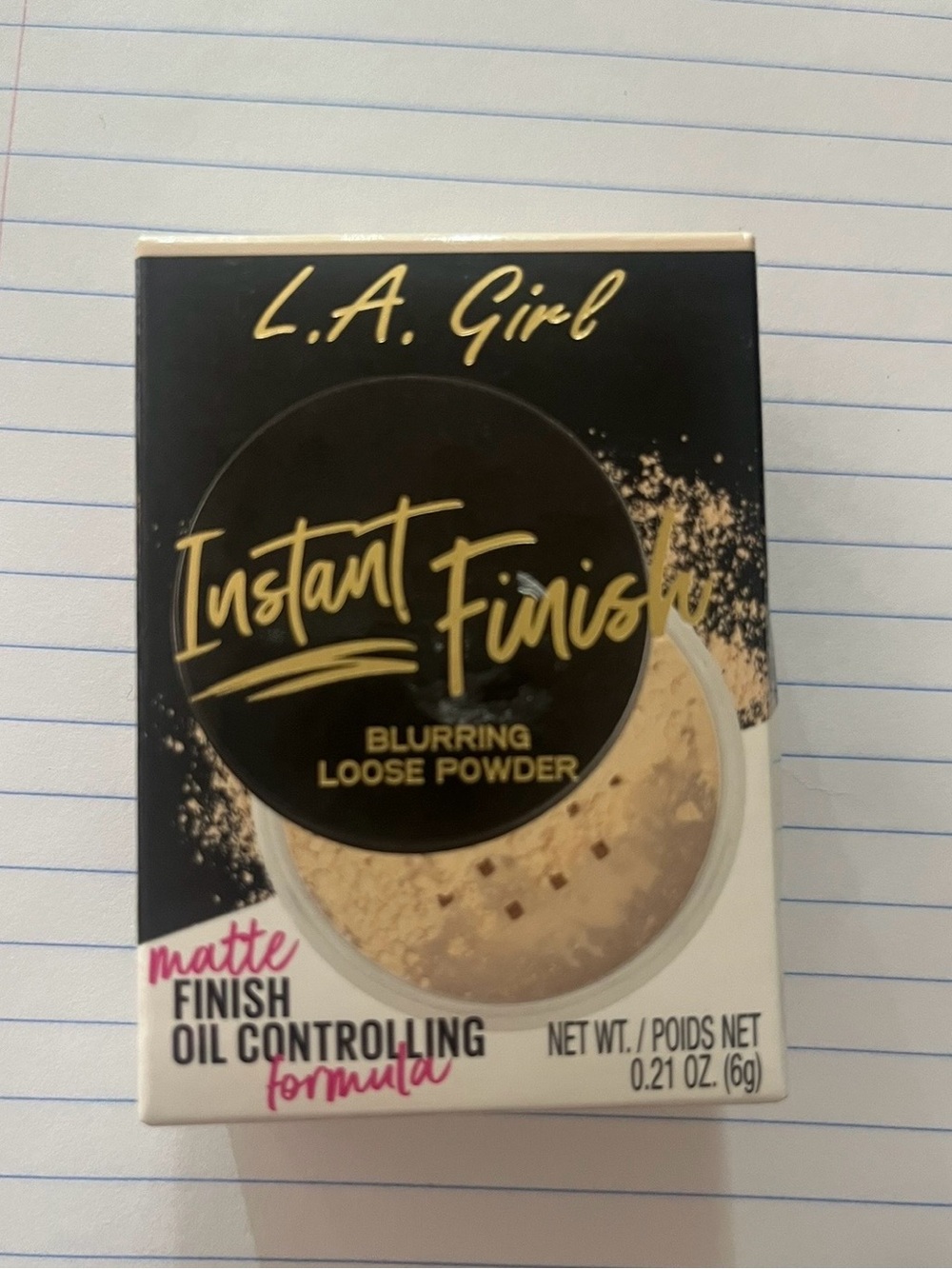 Instant Finish Blurring Loose Powder - Matte Finish (Light)